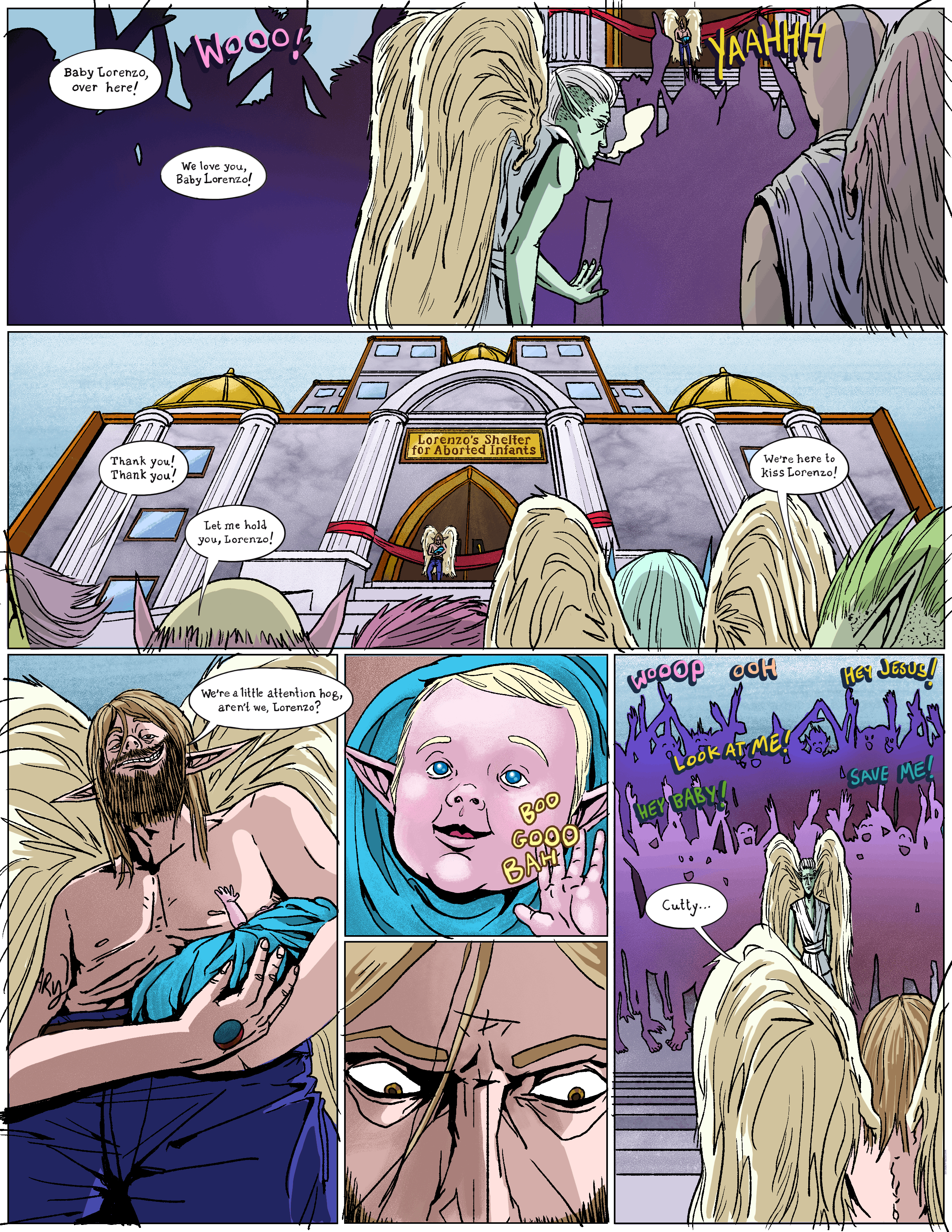 Page twenty-two of issue one of the indie comic Hell for Devils